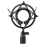 Load Mic Microphone Shock Mount Clip Holder Stand Radio Black 2