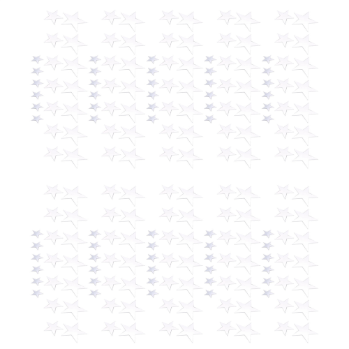 3D Sticker, 20 Wall Sticker Decal (Silver)