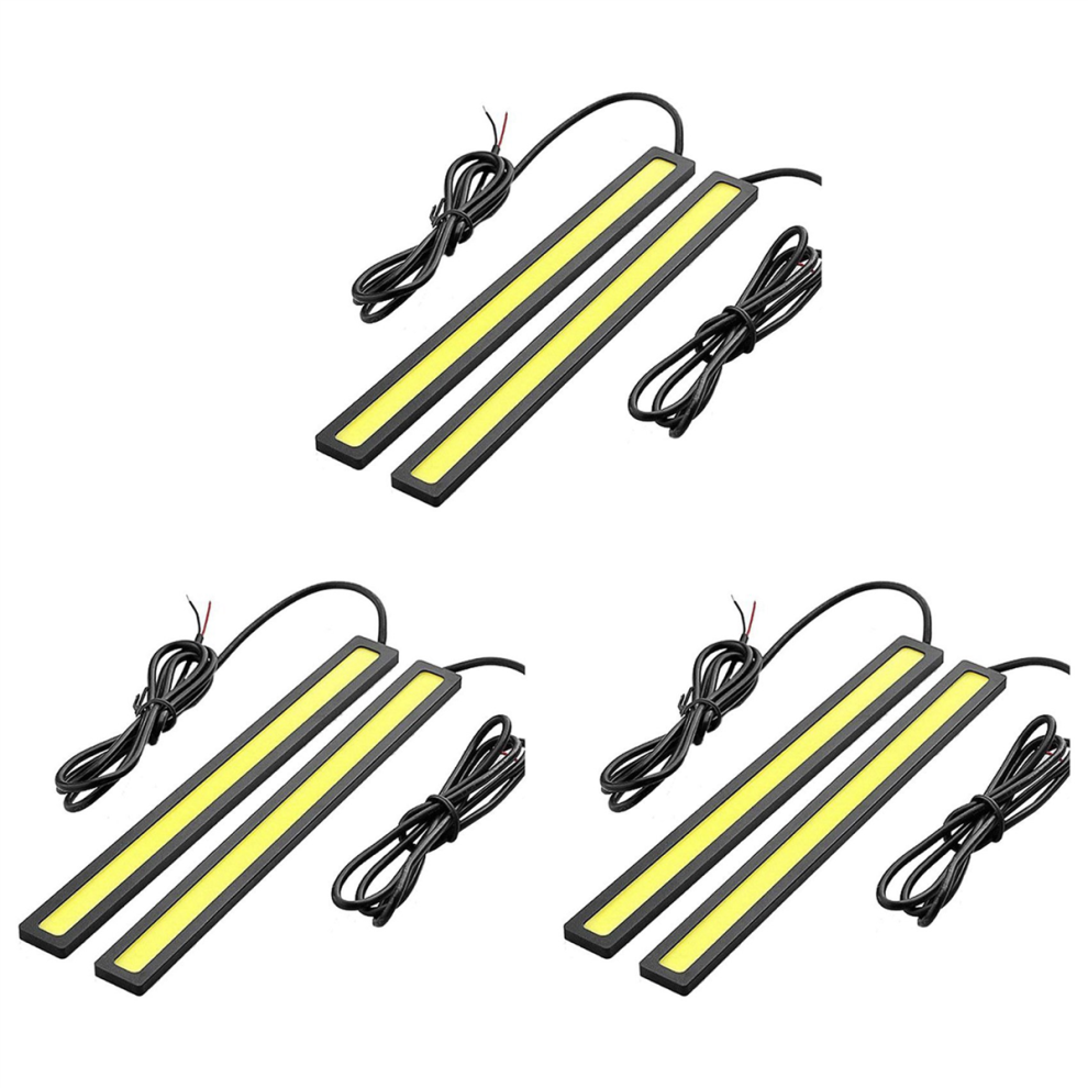 2 X Waterproof Super Bright Car Drl Fog Driving Lamps White 4851431284219