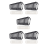 10PCS Aluminum Carabiner Clips,Premium D-Ring with Keyring 1
