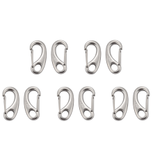 2PCS Boat Marine Egg Shape Spring Snap Quick Carabiner Outdoor Buckle