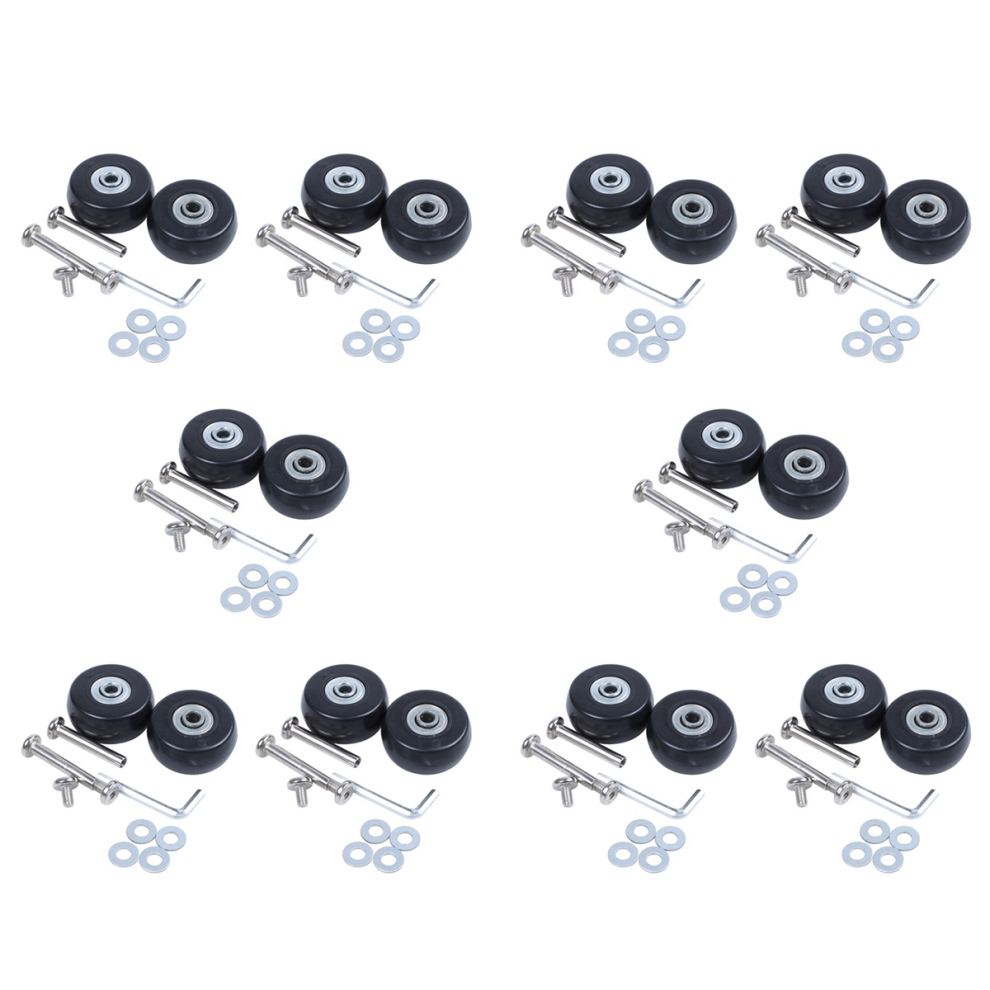 2 Sets of Luggage Suitcase Replacement Wheels Axles Repair OD 40mm-image-OPC-PHXBGJP-NEW