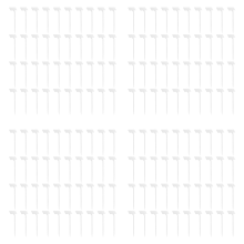 40Pcs Outdoor Waterproof Plastic Plant T-Type Tags, for Herbs,Flowers