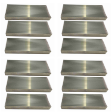 3 Pcs Aluminium Power Amplifier Heatsink Heat Sink 100X40X11mm