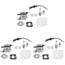 Kit di rialimentazione del carburatore con filtro dell'aria per 2 tempi 7222 7222E