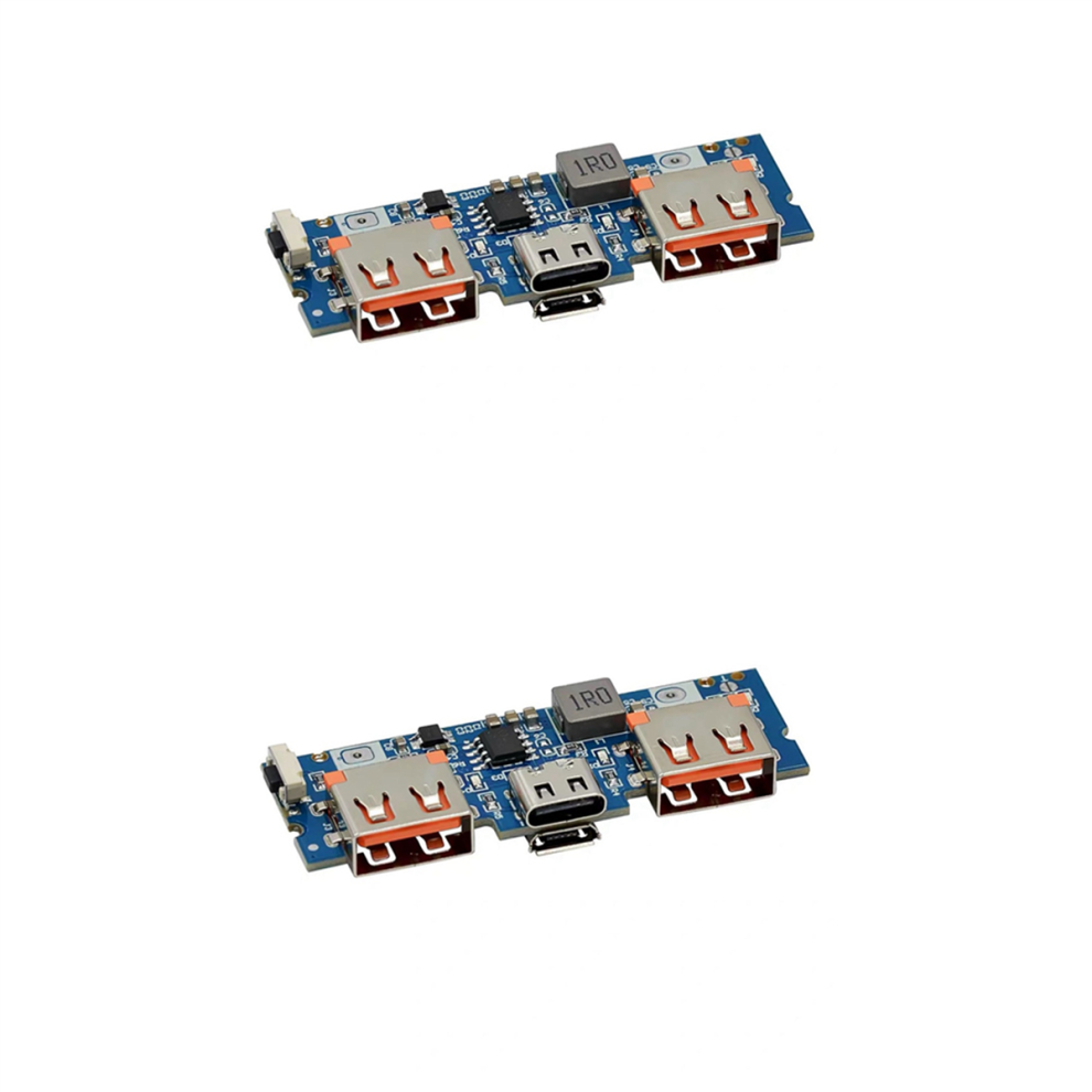 Micro-Usb/Type-C 5V 2.4A Dual Usb 18650 Boost Battery Charger 4851431202831