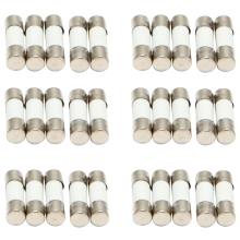 10Pcs 250V 0.5A 500mA Fast Blow Ceramic Fuses Tubes 5mm x 20mm