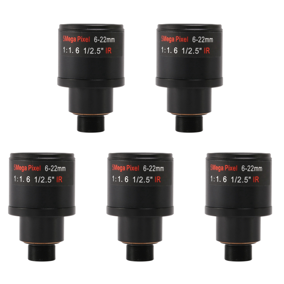 Cctv Lens 1/2.5 Inch 6-22Mm Varifocal Lens For 4Mp/5Mp Ip/Ahd Camera 4851431205030