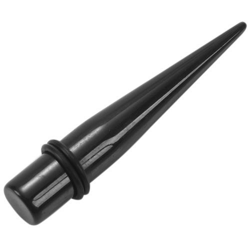 Kit completo da 18 pezzi per dilatare gli orecchini in acrilico (nero) 2