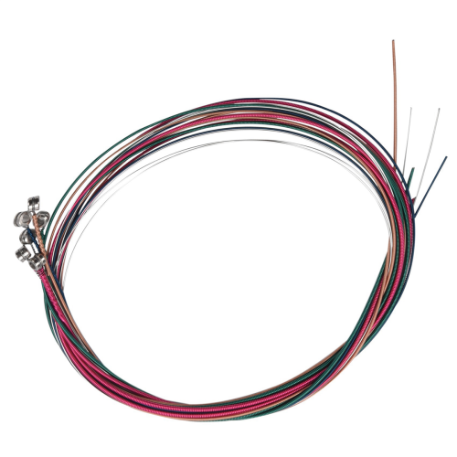 Set di corde colorate arcobaleno per chitarra acustica 2