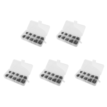500Pcs/Set Mixed Size 3-12 High Carbon Steel Fishing Hooks With Hole