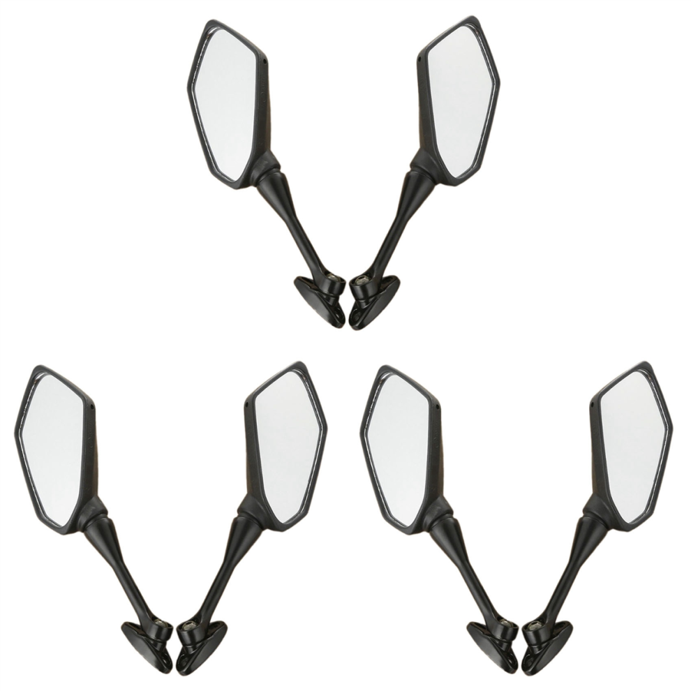 1 Pair Motorcycle Left Right Rear Side View Mirrors For 4851431203593