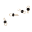 200Pcs Black Soldering PCB Board Breadboard Test Point Pin 6