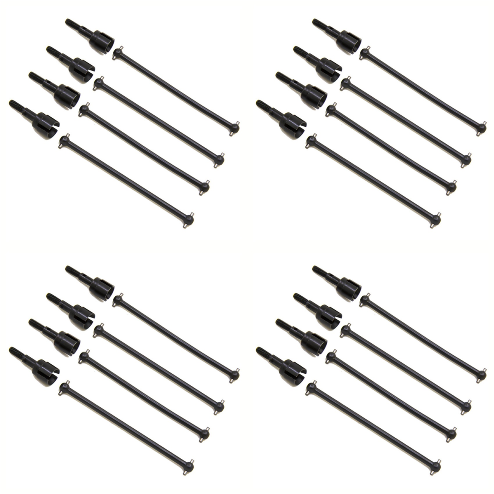 4Pcs Dogbone Drive Shaft & Wheel Axle For 94111 94108 1/10, Black 4851431203432