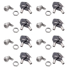 Cabinet Door Quarter Turn Security Tubular Cam Lock w Keys