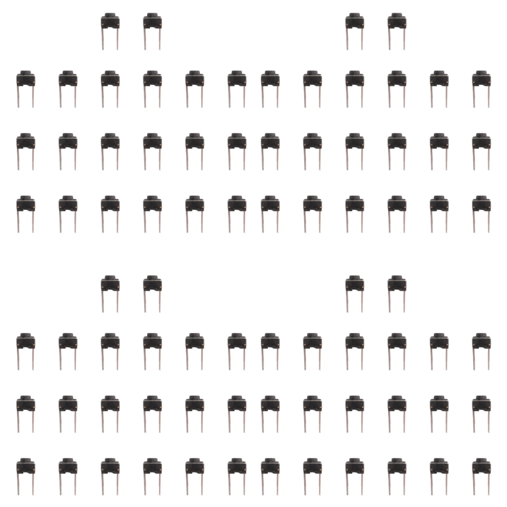 20 Pcs 6X6x5mm Momentary Tactile Tact Push Button Switch 2 Pin 4851431206044