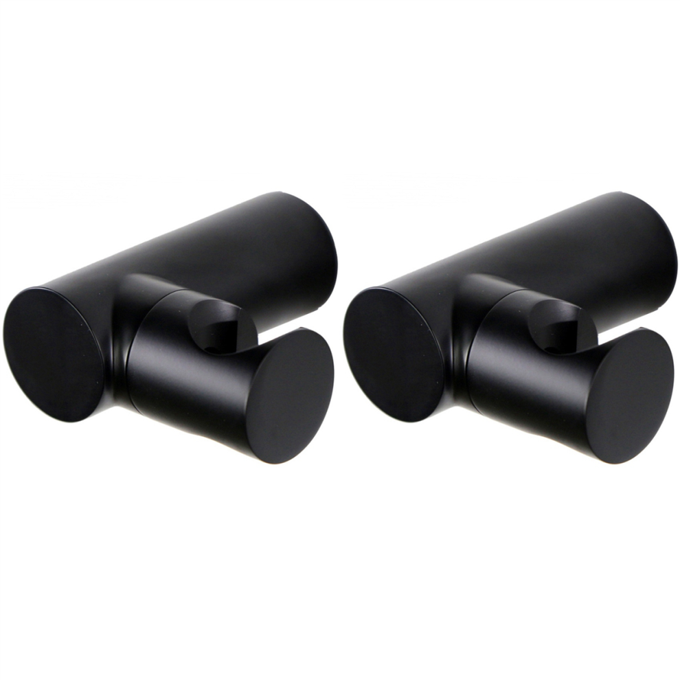 Bathroom Shower Head Bracket Brass Wall-Mounted Black Accessories 4851431210874