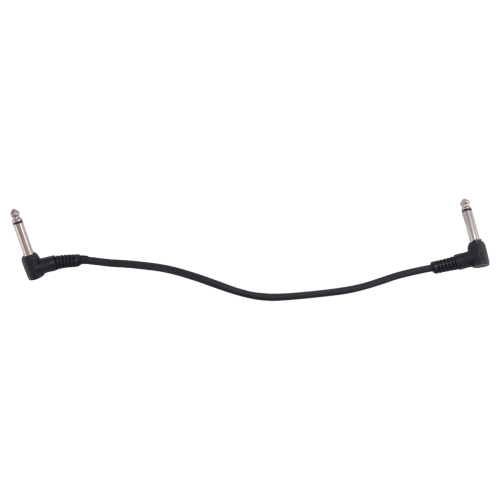 6PCS καλώδια μπάλωμα κιθάρας 6 ιντσών, μαύρο καλώδιο εφέ καλωδίου πεντάλ κιθάρας 1