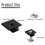 8Pcs Centre Clamp 30mm Black T-Shaped Centre Clamp for Solar Panel 4