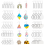 60Pcs Sublimation Blank Earrings, Earrings Heat Transfer, Unfinished 2