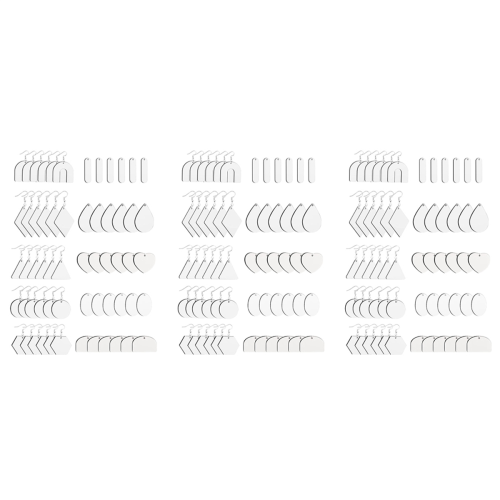 60Pcs Sublimation Blank Earrings, Earrings Heat Transfer, Unfinished