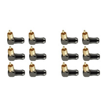 6 buc conector audio mufă mascul cot unghi drept 90 grade