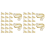 20Pack Gold Napkin Rings, Pearl Napkin Ring Set 1