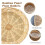 8 Pack Bamboo Paper Plate Holders, 10 Inches Reusable 5