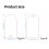 20Pcs Tag Labels Chair Acrylic Arch Sign Blank 4