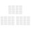 20Pcs Tag Labels Chair Acrylic Arch Sign Blank 1