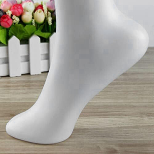 2Pc Mannequin Foot Sock Model Female Foot Sock Display Short Stocking 1