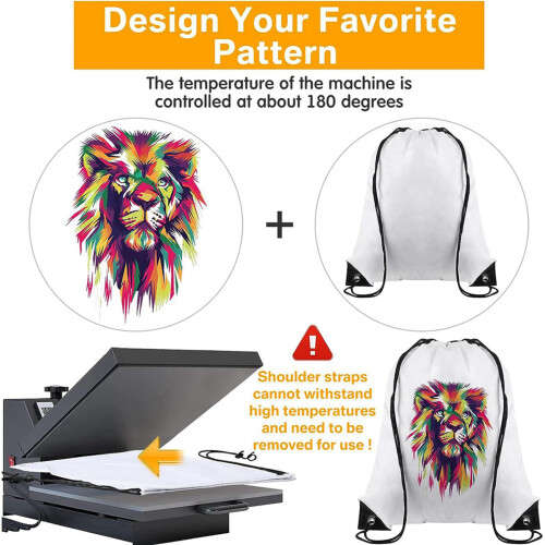 Drawstring Bags Drawstring Backpack Bulk Heat Sublimation Bags 2