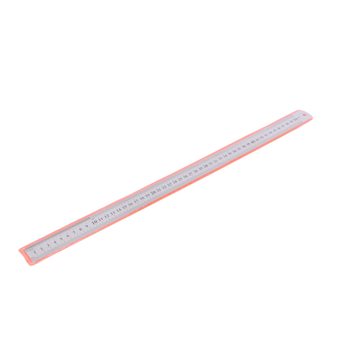 Regle droite en acier inoxydable Mesures metriques 50 cm 2