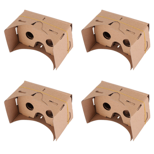 Γυαλιά εικονικής πραγματικότητας 3D VR 6 ιντσών από σκληρό χαρτόνι για