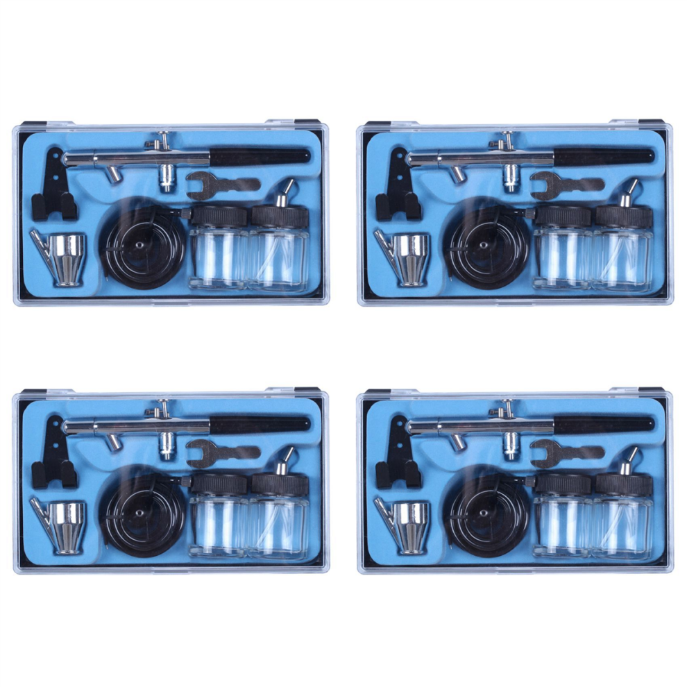 Siphon Feed Dual Action 0.35Mm Airbrush Kit Tool Art Painting 4851431234191