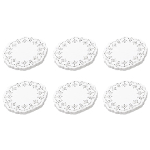 Lace Doilies Paper 100 Pcs,4.5 inch Liners for Cake,Tableware Display