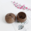 Cuenco de cáscara de coco para velas, cuenco de cáscara de coco, cuenco de madera de coco 7