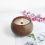 Cuenco de cáscara de coco para velas, cuenco de cáscara de coco, cuenco de madera de coco 6