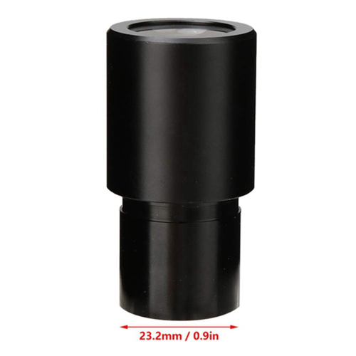 2 PCS WF10X Eyepiece Optical Lens Wide Angle 23.2mm Mounting Size 1