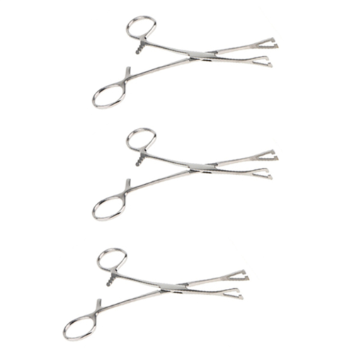 Triangle Opening Plier Clamp Piercing Forcep Tool Stainless Steel