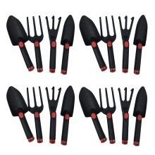 4 Piece Mini Potting Wooden Handle Shovel Rake Shovel Bonsai Tools