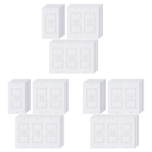 20Pcs Wall Insulation Outlet Insulators Sealers for Light, Switch