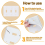20Pcs Wall Insulation Outlet Insulators Sealers for Light, Switch 5