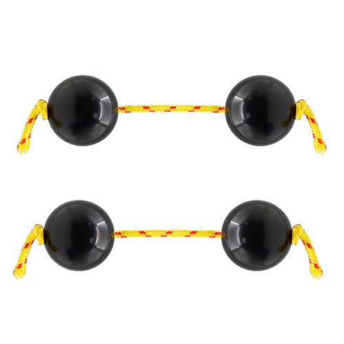 2 ζευγάρια αφρικανικά Aslatuas Shaker Ρυθμικά όργανα Μπάλες ρυθμού 1
