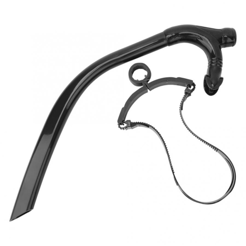 Silicone Swimming Front Breathing Tube Diving Training,Black 1