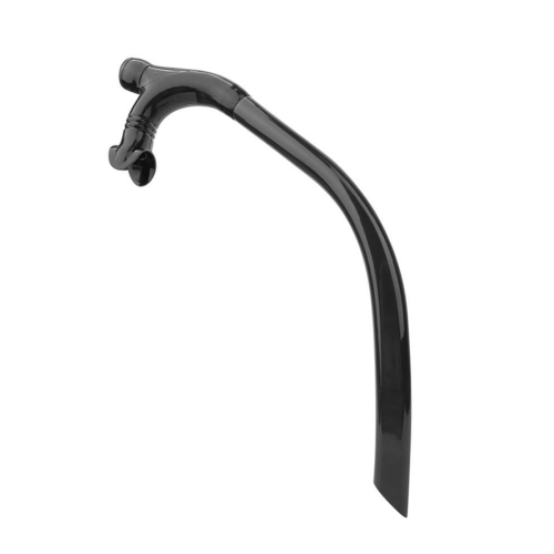 Silicone Swimming Front Breathing Tube Diving Training,Black 2
