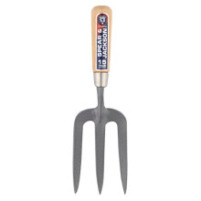 Spear & Jackson 4094NB Neverbend Carbon Weed Fork 5" Handle
