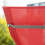 SoBuy Sedia a Dondolo da Giardino con Tasca, Rosso 9