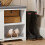SoBuy Shoe Bench Flip-Drawer 90x24cm White 4