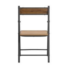 SoBuy Bar Chair Foldable 80cm Black